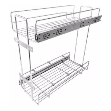 Imagem de Porta Temperos Latas Óleo Deslizante Duplo 20cm Jomer 8667