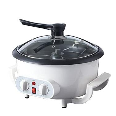 Imagem de Torradeira de café torradeira de grãos de café elétrico torradeira de café com rotação em forma de tambor elétrico de aço inoxidável máquina para assar em casa