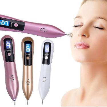 Imagem de Removedor de Manchas Faciais a Laser de Plasma lcd Betime - 9 Níveis (Dourado com Caixa)