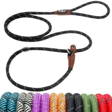 Imagem de Coleira para cães Fida Durable Slip Lead, 6 pés x 3/8 polegadas, nylon