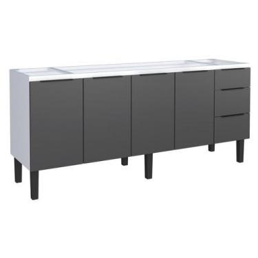 Imagem de Gabinete de Cozinha em Aço Preto 192cm Jupiter Cozimax