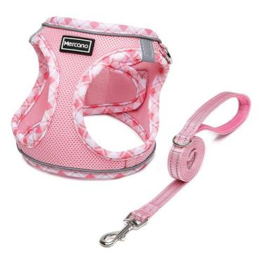 Imagem de Conjunto de arnês e coleira para cães Mercano Soft Mesh para pequenos 