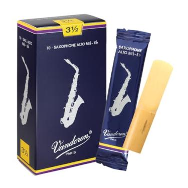 Imagem de Vandoren Traditional Alto Saxophone Reeds – Box of 10 – Strength 3.5