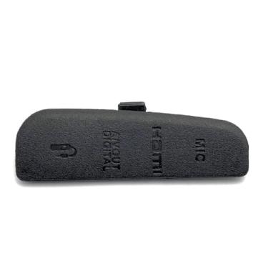 Imagem de 1 conjunto de capa de borracha MIC interface USB para Canon 6D 6D2 80D 60D 650D 600D 700D 750D 77D 800D 70D 7D 7D2 peça de reparo de câmera (tampa de borracha USB 60D)