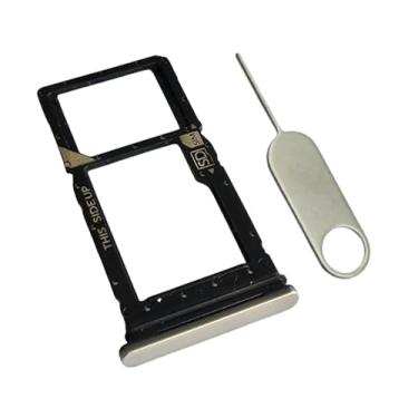 Imagem de PHONSUN Suporte de substituição para cartão SIM XT2419 Slot para cartão SD para Motorola Moto G Stylus 5G 2024 (dourado) com pino de ejeção de aço inoxidável