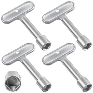 Imagem de Dreyoo Chave de hidrante compatível com Zurn P1300-PART-13-KEY Z1300 série hidrante – soquete quadrado de 9,5 cm, ferramenta de desligamento de chave de torneira de água para torneiras de hidrante de