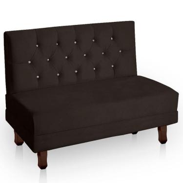 Imagem de Canto Italy Confortável Para Apartamento Cozinha E Restaurantes Suede Cor Marrom