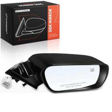 Imagem de A-Premium Espelho retrovisor elétrico do lado do passageiro - compatível com Toyota Avalon 2000 2001 2002 2003 2004 - Espelho retrovisor externo preto dobrável manual não aquecido com memória