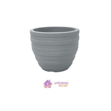 Imagem de Vaso Inca Tramontina Em Polietileno Cimento 38 Cm Tramontina