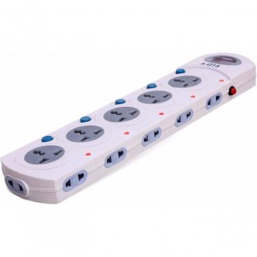 Imagem de Régua Filtro De Linha 16 Tomadas Extensão 5 Metros 110/220v Estabilizador