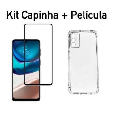 Imagem de Capa Capinha Anti Impacto Motorola Moto G42 + Película de Vidro 3D - L