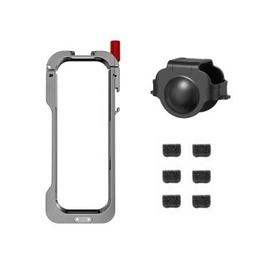 Imagem de Gaiola protetora de metal, moldura de câmera, protetor de lente para câmera de ação panorâmica Insta360 X5