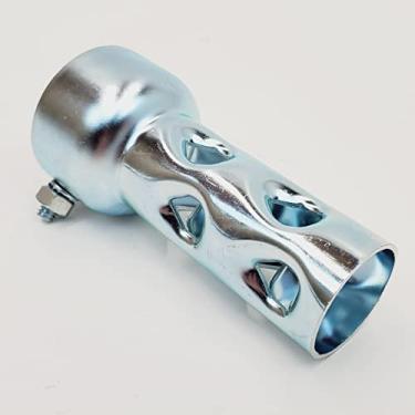 Imagem de Billet Proof Designs Defletor De Escape Curto 4" Para Tubos E Silenciadores 2", Redutor Ruído/Silenciador - Vendido Individualmente Com Porca Parafuso Montagem, Aço Galvanizado, Motocicleta, Harley,