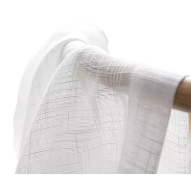 Imagem de Cortina de Pia Voil Linho Flame 1,40m x 0,80cm Cozinha