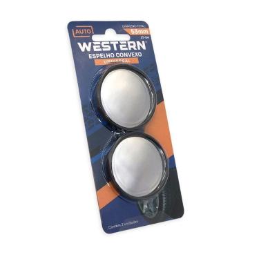 Imagem de 2 Espelho Convexo Auxiliar Universal Olho De Boi Ponto Cego