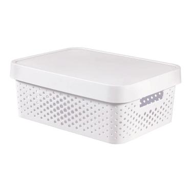 Imagem de Cesto Organizador Modular Infinity 4.5 Litros Curver Branco Keter