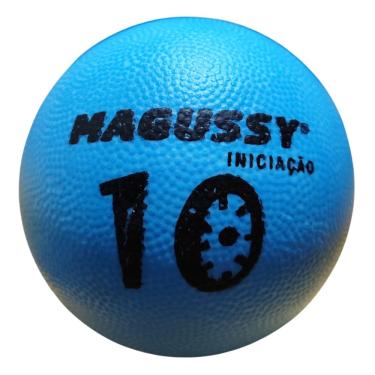 Imagem de Bola Iniciação de Borracha Magussy Tamanho 10  Azul