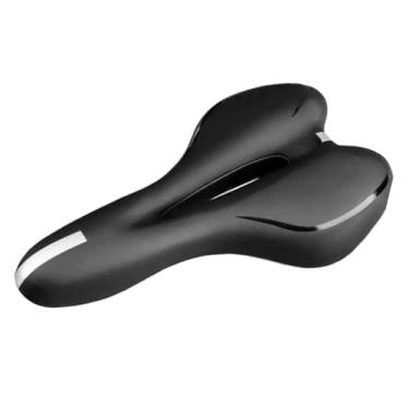 Imagem de Selim Para Bicicleta | Almofada de Selim Larga em Silicone para Bicicleta - Impermeável E Ventilado Com Faixa Refletora, Acessórios De Ciclismo Para Homens, Mulheres E Crianças