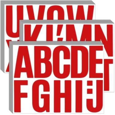 Imagem de Bemeol 476 peças de quadro de avisos adesivos autoadesivos autoadesivos autoadesivos para cartaz, escola, sala de aula, decoração de escritório em casa (vermelho)