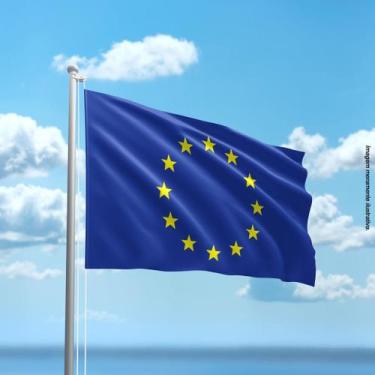 Imagem de Bandeira da União Europeia 80cmx140cm Tecido Oxford 100% Poliéster - P