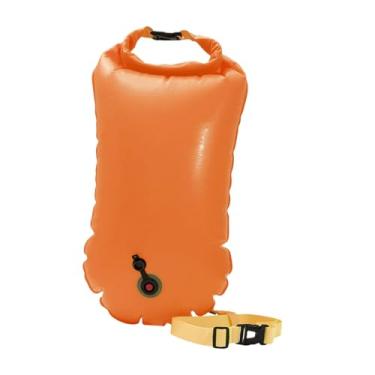 Imagem de YIJU Boia de natação para águas abertas, bolsa flutuante para treinamento de nadadores em todas as estações, Laranja