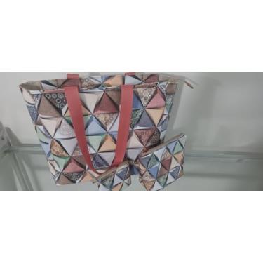 Imagem de Conjunto bolsa carteira triangular - Soso bolsas