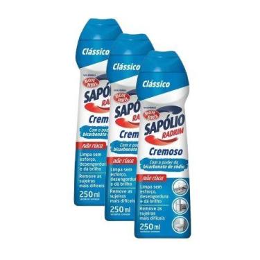 Imagem de kit 3 SAPOLIO RADIUM CREMOSO CLASSICO BOMBRIL 250ML