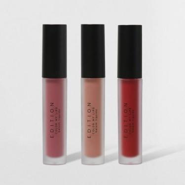 Imagem de Kit Batom Líquido Vermelho + Batom Líquido Nude + Batom Líquido Rosa O