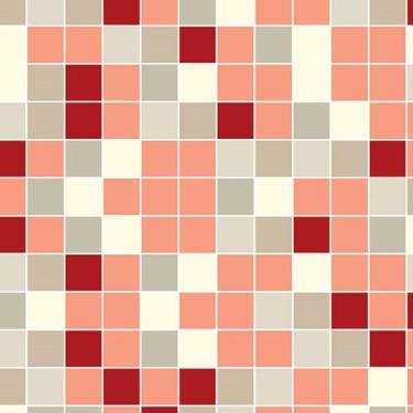 Imagem de Papel de Parede Adesivo Pastilha Vermelha - 003 - Multimpressão