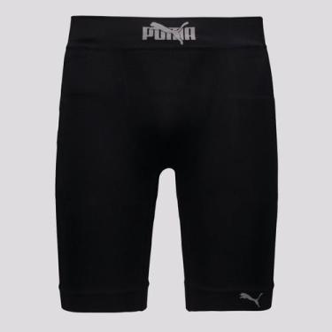 Imagem de Cueca Puma Boxer Sem Costura Sport Long Preta, G
