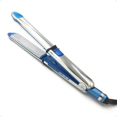 Imagem de Chapinha prancha de cabelo titanium 465F Azul bivolt 110/220V