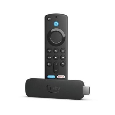 Imagem de Fire Stick Tv 4K com Controle Remoto por Voz com Alexa - Amazon - Smar