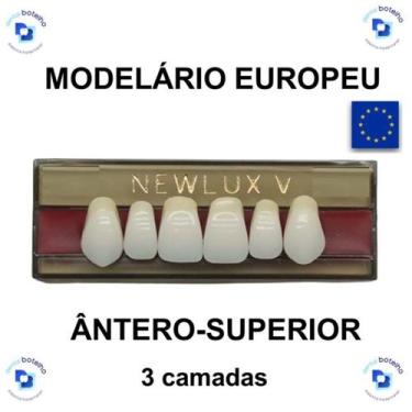 Imagem de Dente NewLux V Anterior Superior - Reaw, R25 Superior Cor BL2