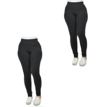 Imagem de Kit 02 Calça Legging com Forro Fenomenal, Cores kit 2, M