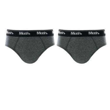 Imagem de Kit 2 Cuecas Slip Infantil Mash, M, Sortido