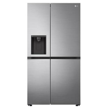 Imagem de Refrigerador Smart LG Side By Side 611L Aço Escovado Uvnano 220V GC-L257SLP