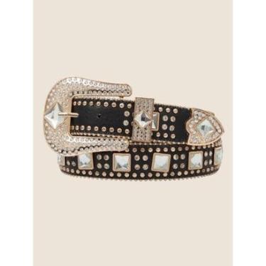 Imagem de Cinto Feminino Country Pedraria Moda Agro Ponteira-Feminino