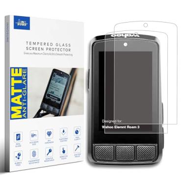 Imagem de INNOSURE [Pacote com 2] Protetor de tela de vidro temperado antirreflexo para computador Wahoo Elemnt Roam V3 Bike 2,8 polegadas, tela sensível ao toque Roam 3, acessórios antiarranhões/impressões