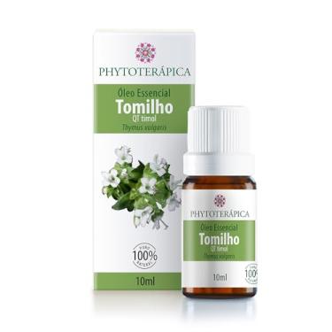 Imagem de PHYTOTERAPICA - Óleo Essencial de Tomilho - Para Difusor, Massagem e Aromaterapia - Auxilia em sintomas de fadiga mental e Fortalece o cabelo - 100% Puro e Natural - Herbal e fresco, 10ml