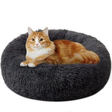 Imagem de CAMINHA DONUT NUVEM PET PELUCIA P REDONDA CAMA PELUCIADA NINHO CASINHA CASA COLCHONETE Cachorros E Gatos NUVEM FUNDO ANTIDERRAPANTE IMPERMEAVEL QUALIDADE PREMIUM 40CM (PRETO)