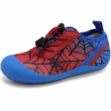 Imagem de WateLves Sapatos Aquáticos Largos Para Crianças, Tênis Esportivos Descalços Meninos E Meninas, Meias Aquáticas De Secagem Rápida Praia, Caminhadas, Natação, Caiaque, Acessórios Esportivos, Itens Ess