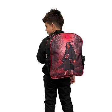 Imagem de Mochila Escolar Anime Itachi Naruto Meninos Alças Reforçadas - Graziel
