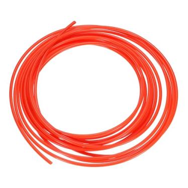 Imagem de HARFINGTON Tubo de linha de ar pneumático 6 mm OD x 4 mm ID 10 metros (32,8 pés) tubos de nylon tubo de mangueira de ar de poliamida para compressor de ar transferência de fluido de água, vermelho