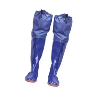Imagem de simhoa Calças de vadear, botas de cano alto para adultos, jardinagem, PVC, agricultura, meias, botas resistentes ao desgaste, à prova d'água, de cano, Sapatos Tamanho 41 Eur