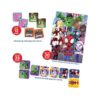 Imagem de Jogo do Spidey - Super Kit Junior 3 em 1 - Disney TOYSTER
