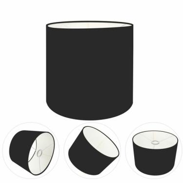 Imagem de Cúpula Abajur Cilíndrica Cp-8008 Ø20x25cm Preto