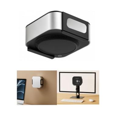 Imagem de Suporte de metal embaixo da mesa para Mac mini M4 compatível com acessórios de placa de extensão VESA para Mac mini 2024