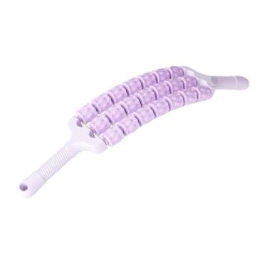 Imagem de menolana Bastões de massagem muscular, equipamentos de ginástica multifuncionais, bastões de massagem, relaxamento muscular corporal para condicionamento, Roxo