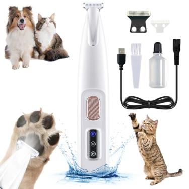 Imagem de NIEFARG Aparador De Patas Notdusk, Tosquiadeira Calm Para Gatos, Aparador Elétrico Para Patas De Cães, Aparador De Patas Para Animais De Estimação, Aparador De Pelos De Patas De Cães Recarregável C