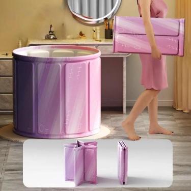 Imagem de Banheira Dobrável SPA Adulto Banheira Ofurô Profissional Sem Montagem 